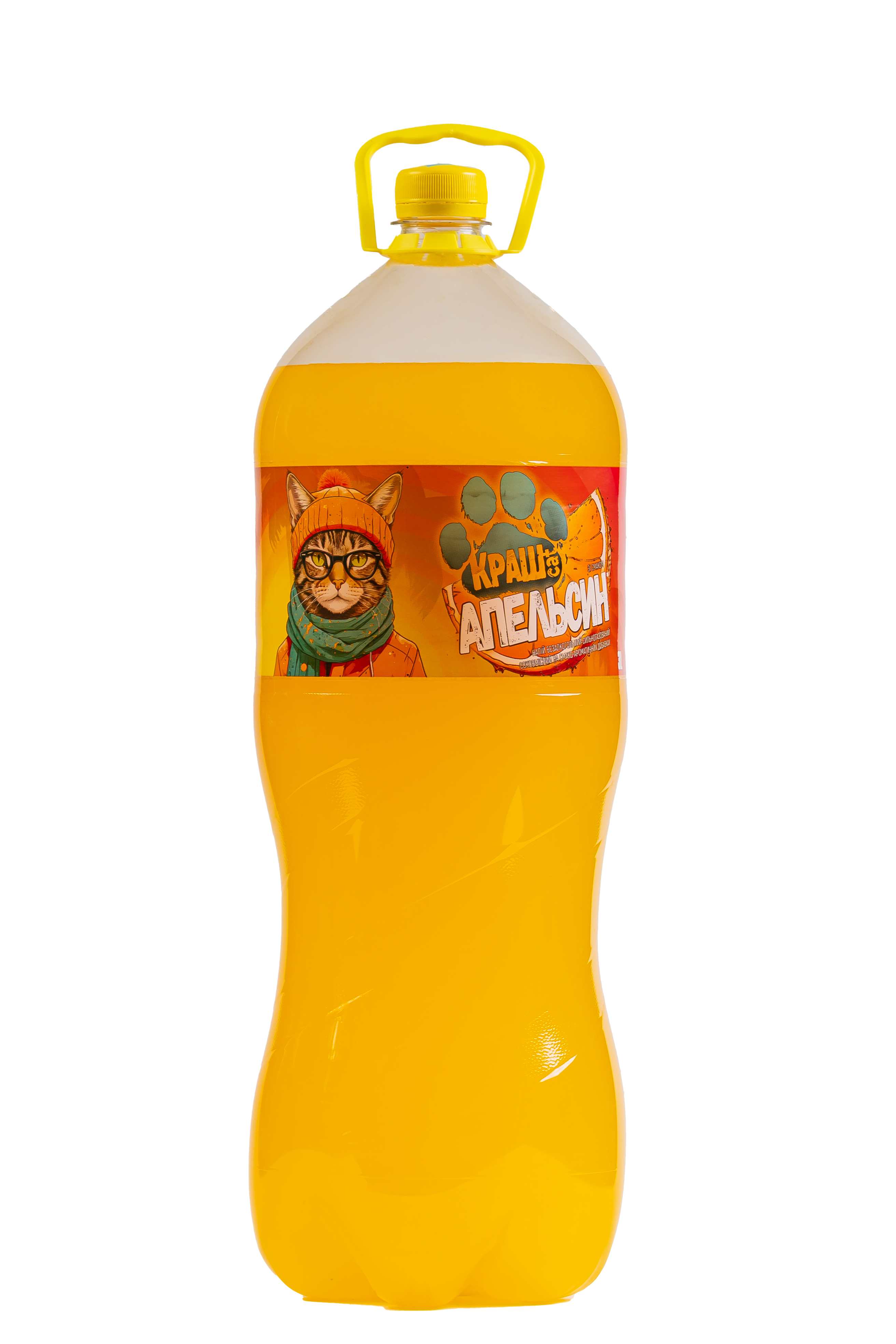 Вода солодка Краш cat 3,0л "Апельсин"